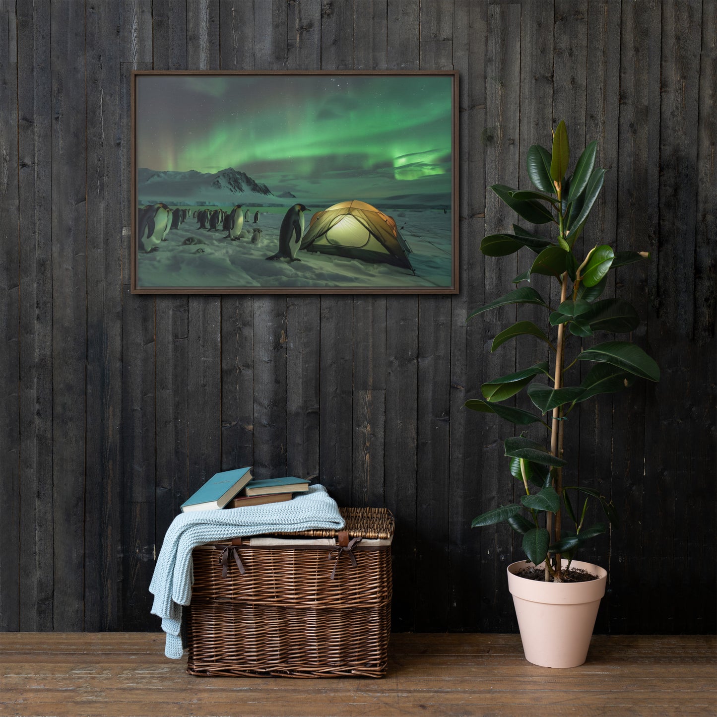 South Pole Framed canvas