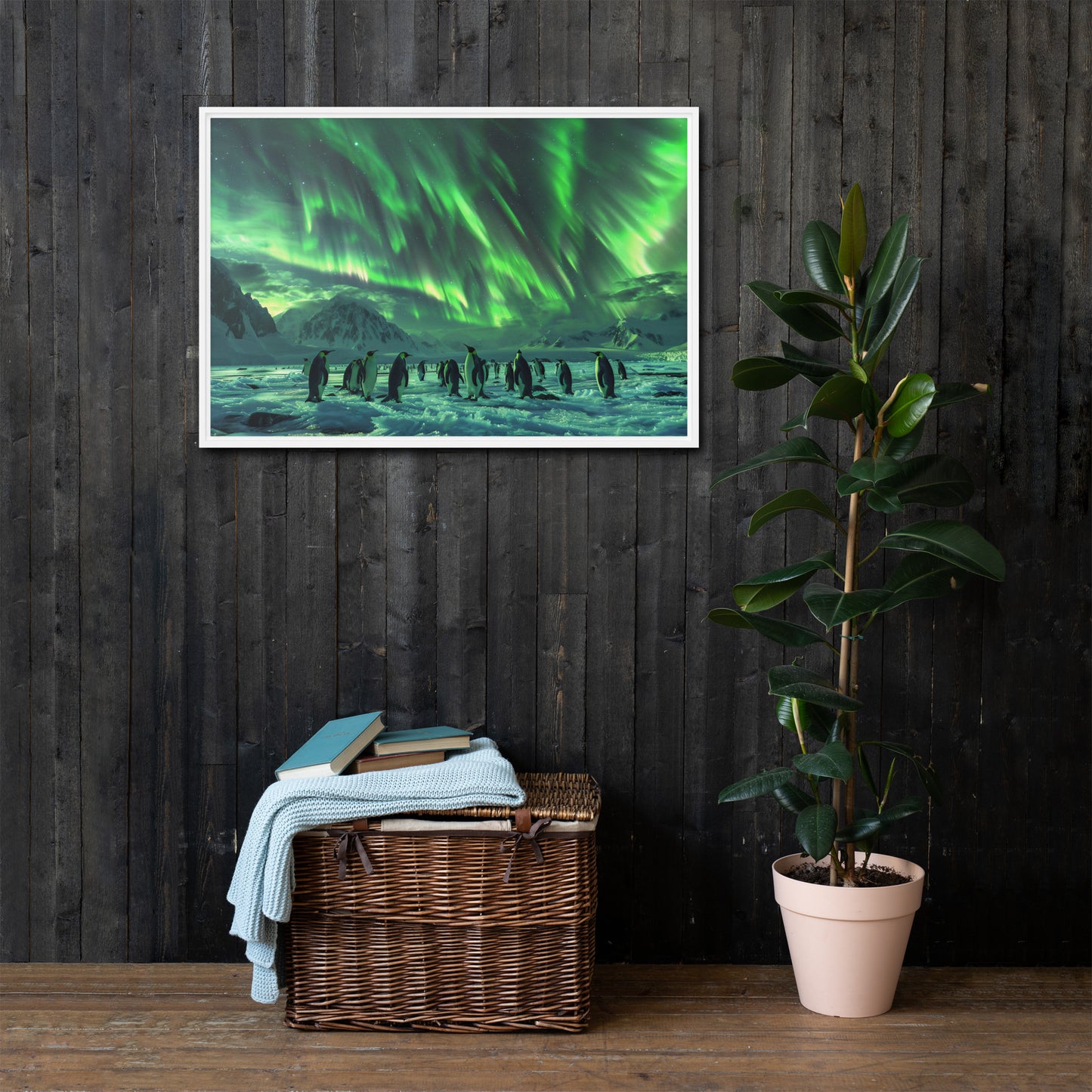 South Pole Framed canvas