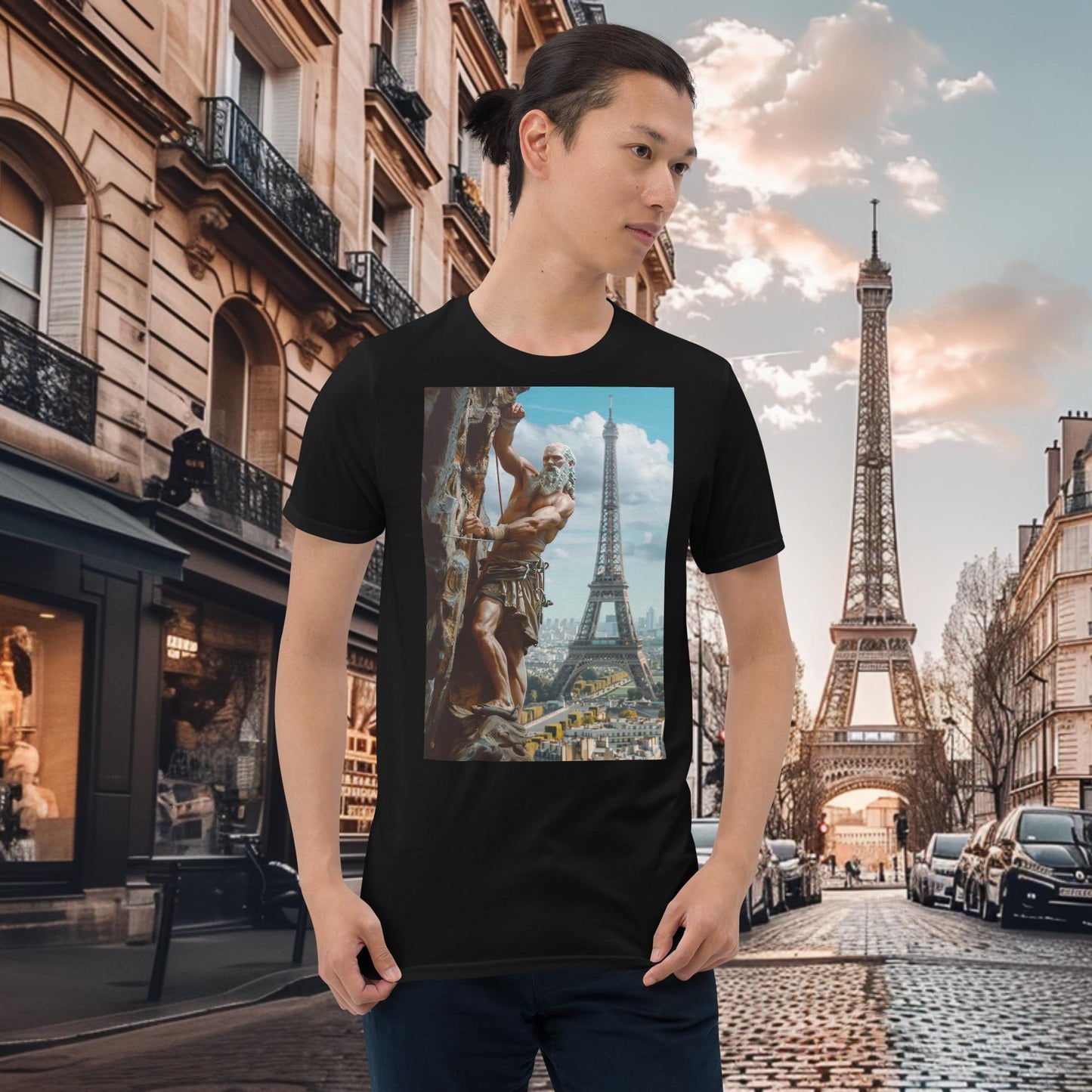 T-Shirt „Klettern Zeus“ für die Olympischen Spiele in Paris