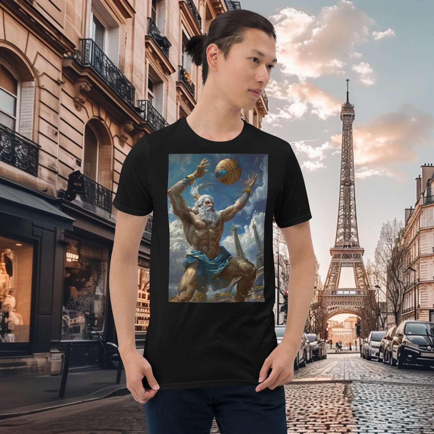 Volleyball-Zeus der Olympischen Spiele in Paris T-Shirt