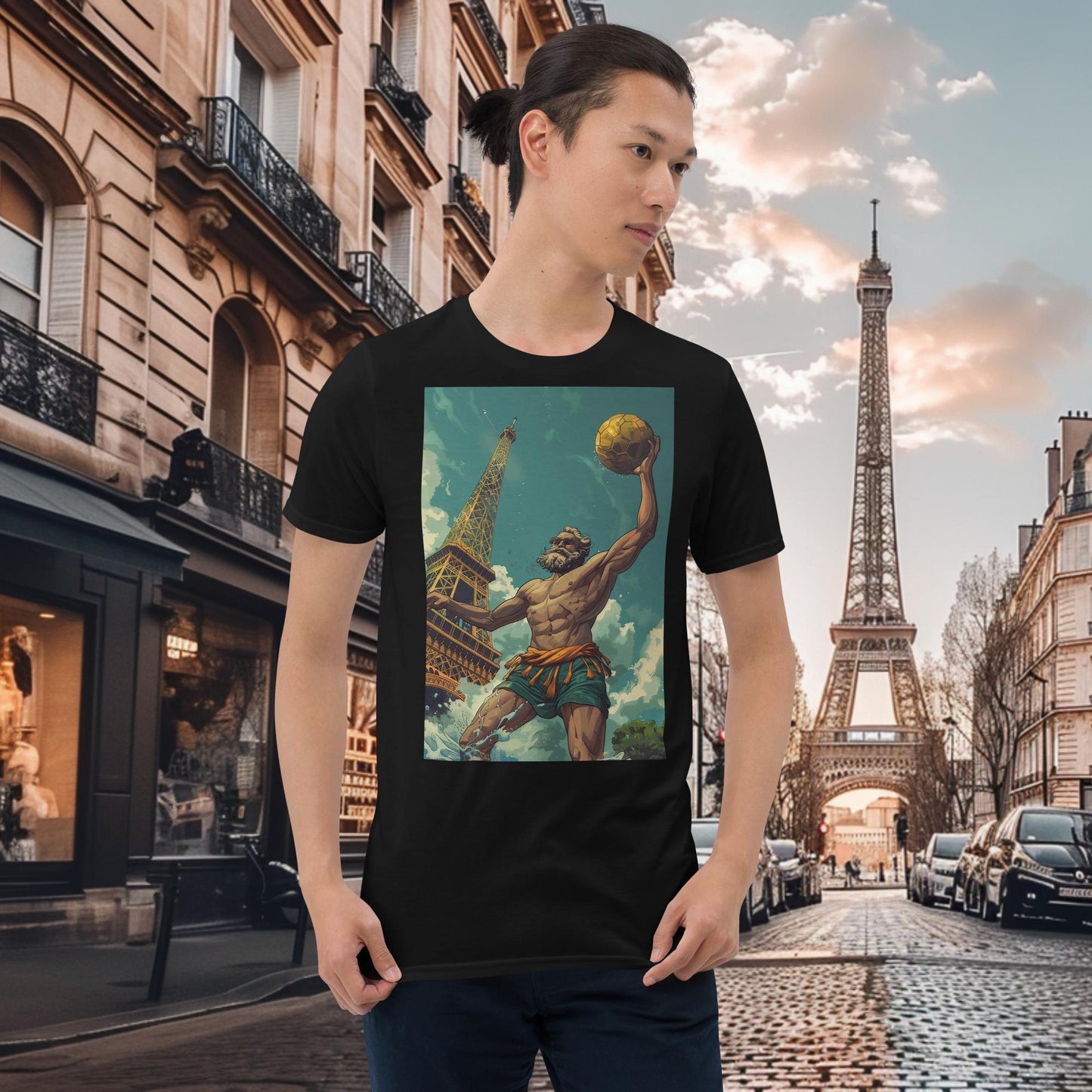 Zeus T-Shirt für Wasserball bei den Olympischen Spielen in Paris