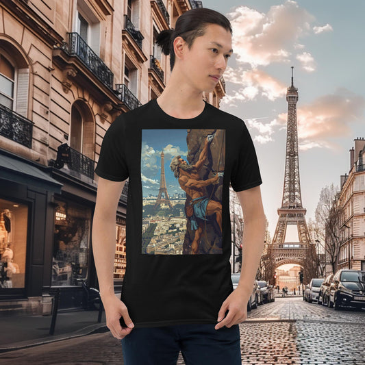 T-Shirt „Klettern Zeus“ für die Olympischen Spiele in Paris