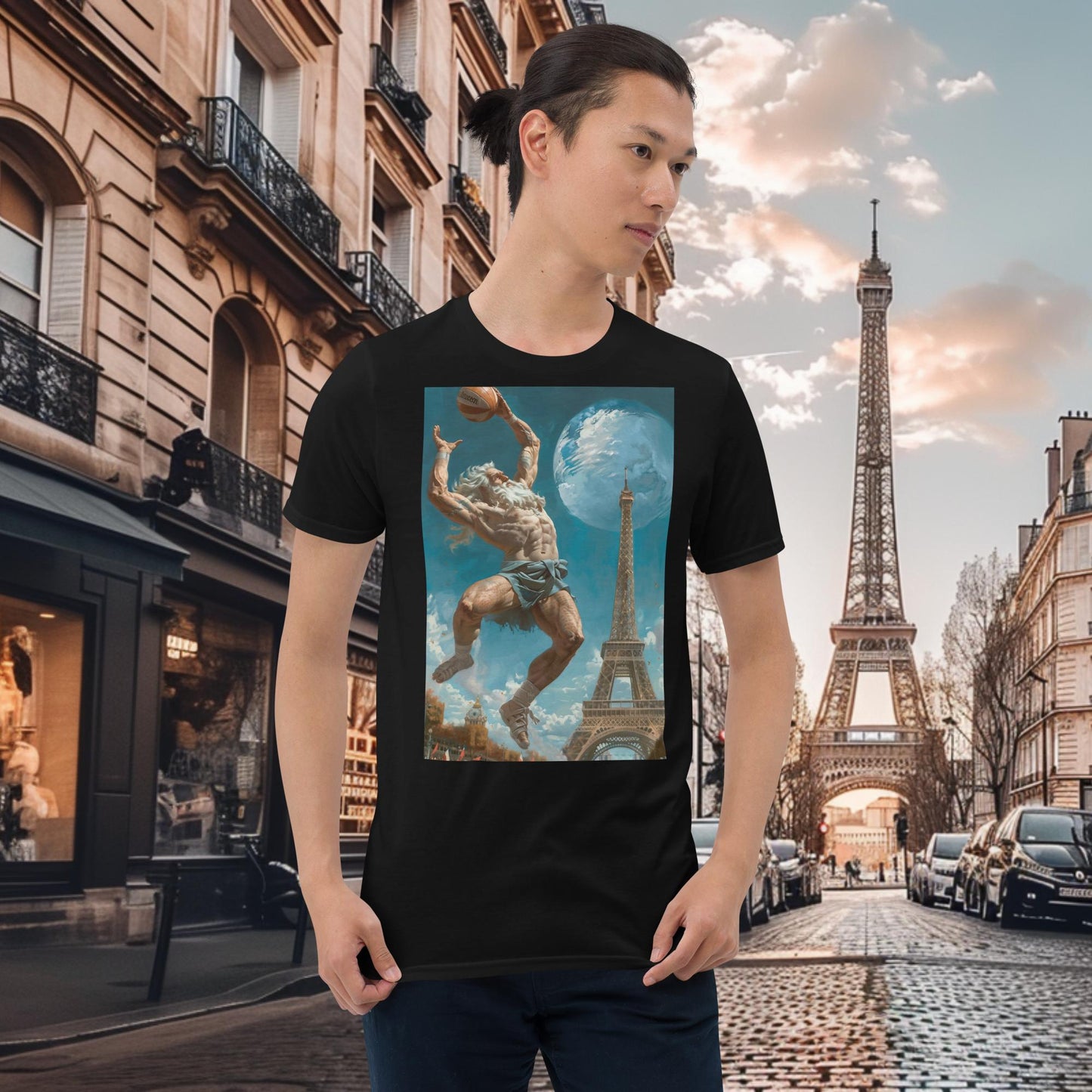 Volleyball-Zeus der Olympischen Spiele in Paris T-Shirt