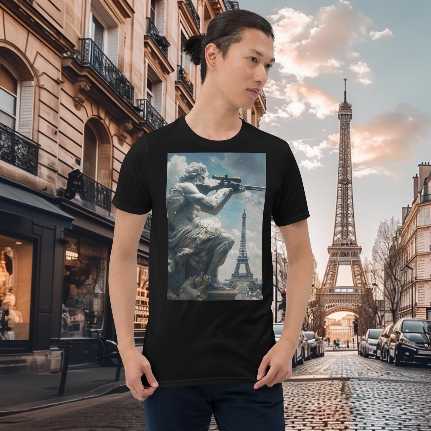 Paris Olympics Rifle Shooting Zeus T-Shirt