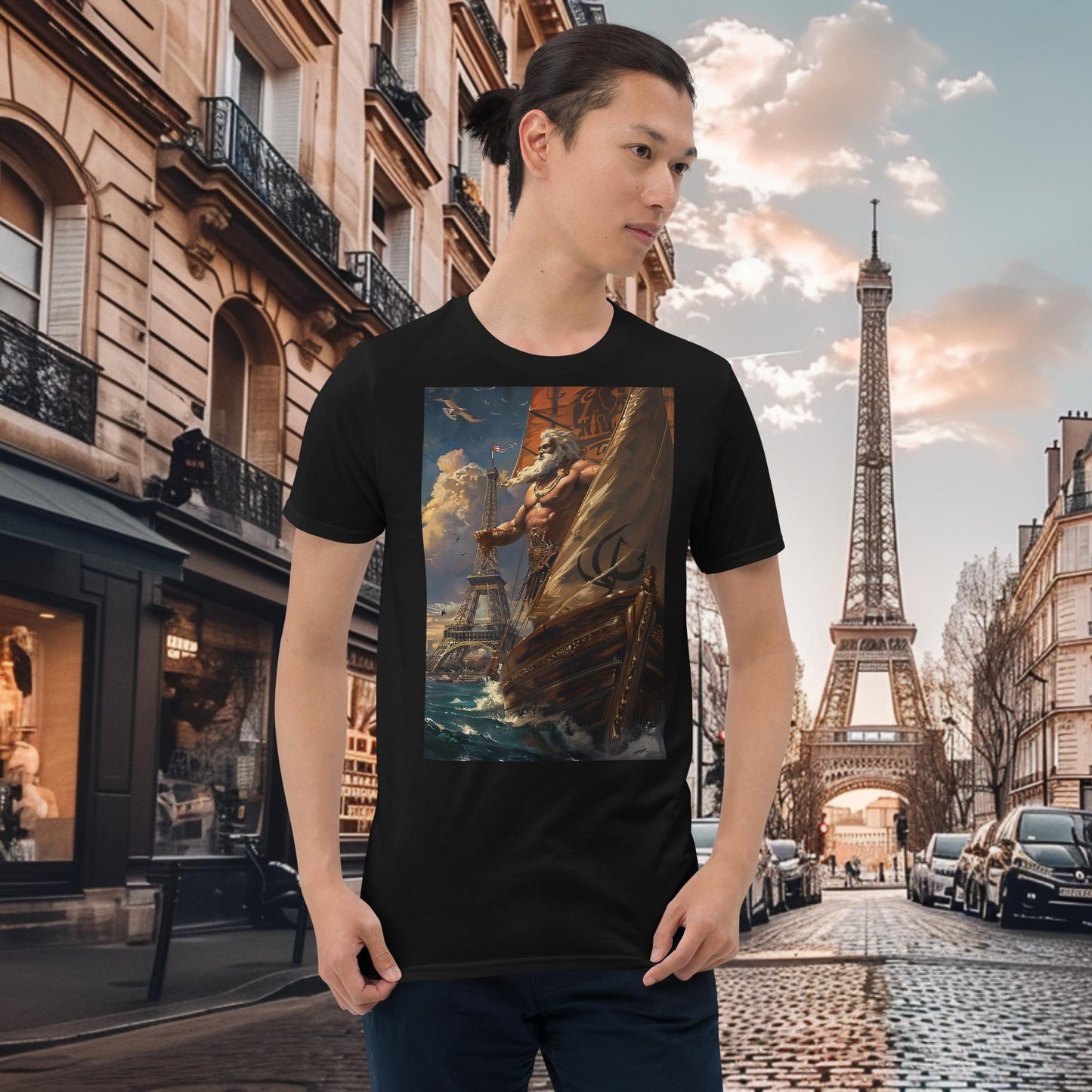 T-shirt Zeus à voile aux Jeux Olympiques de Paris