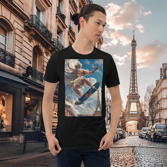 Paris Olympics Skateboarding Zeus T-Shirt