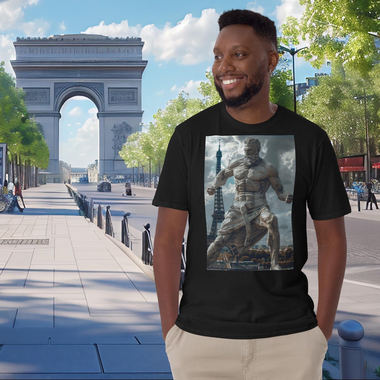 Paris Olympics Judo Zeus T-Shirt