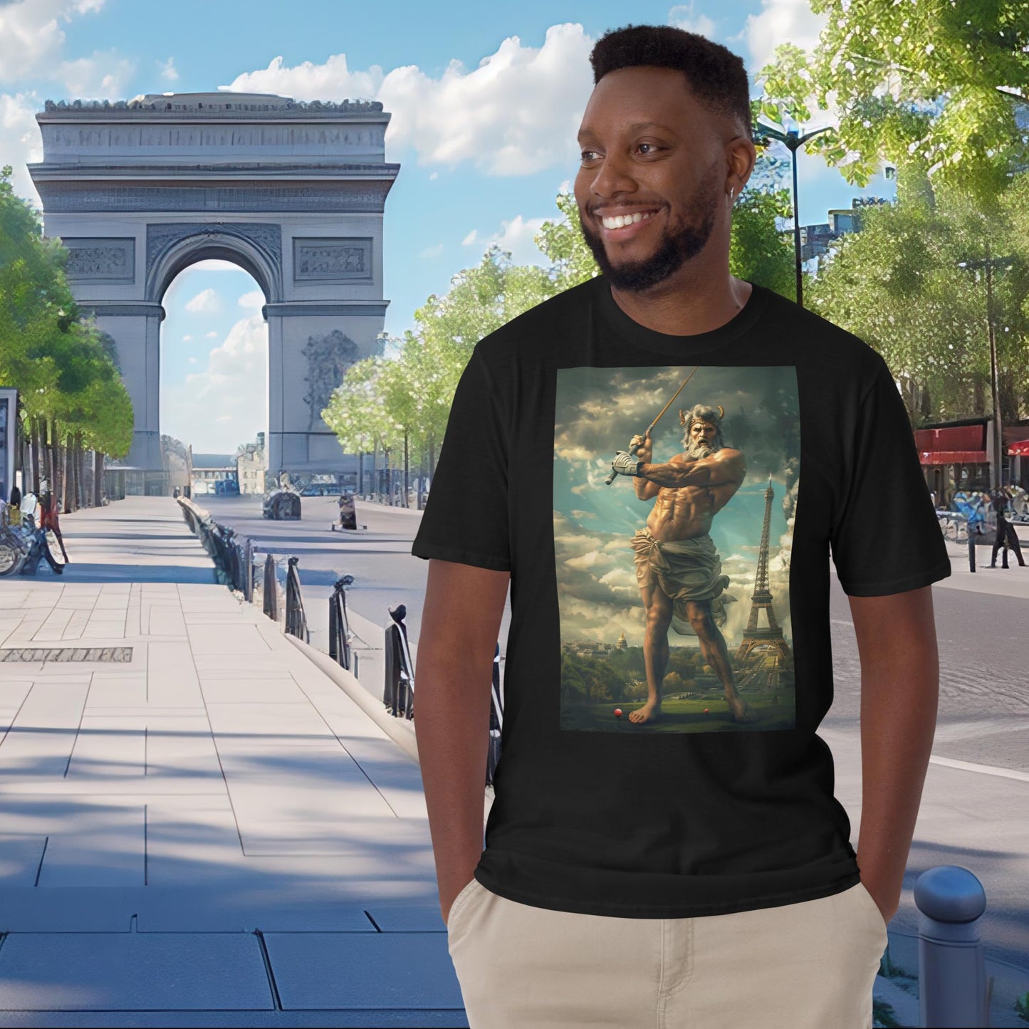 T-Shirt Zeus Golf Jeux Olympiques de Paris