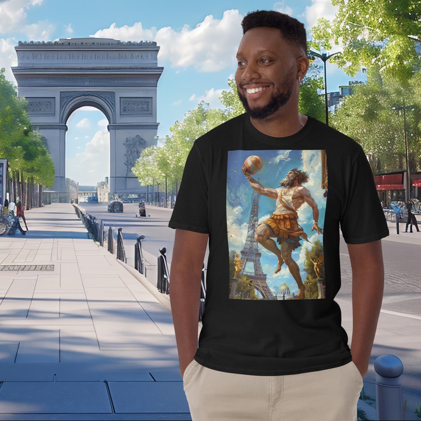 Handball-T-Shirt Zeus für die Olympischen Spiele in Paris