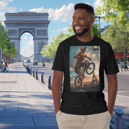 Olympische Spiele Paris Radfahren BMX Zeus T-Shirt