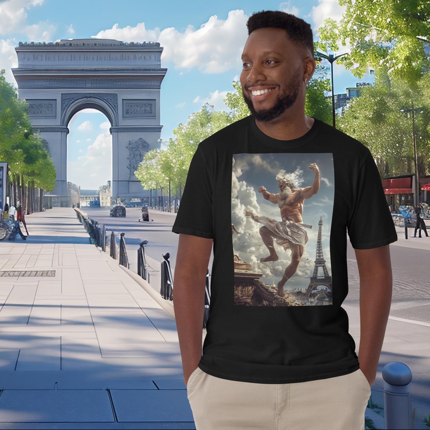 Paris Olympics Judo Zeus T-Shirt