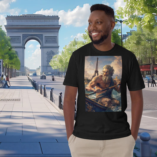 Olympia-Rudern-Zeus in Paris T-Shirt