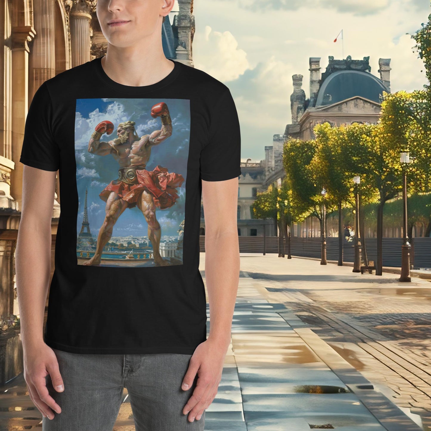 T-shirt Zeus de boxe Jeux Olympiques de Paris