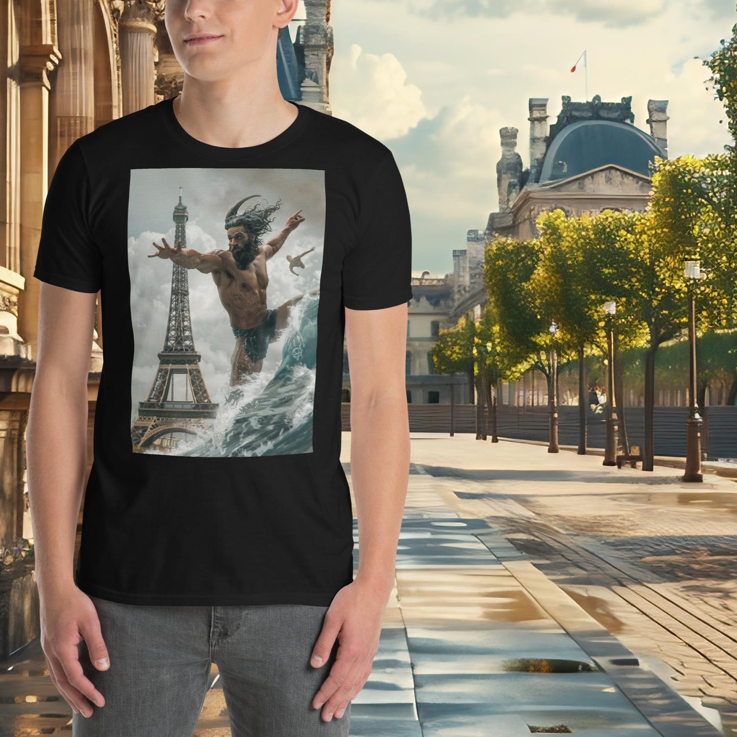 Paris Olympics Diving Zeus T-Shirt