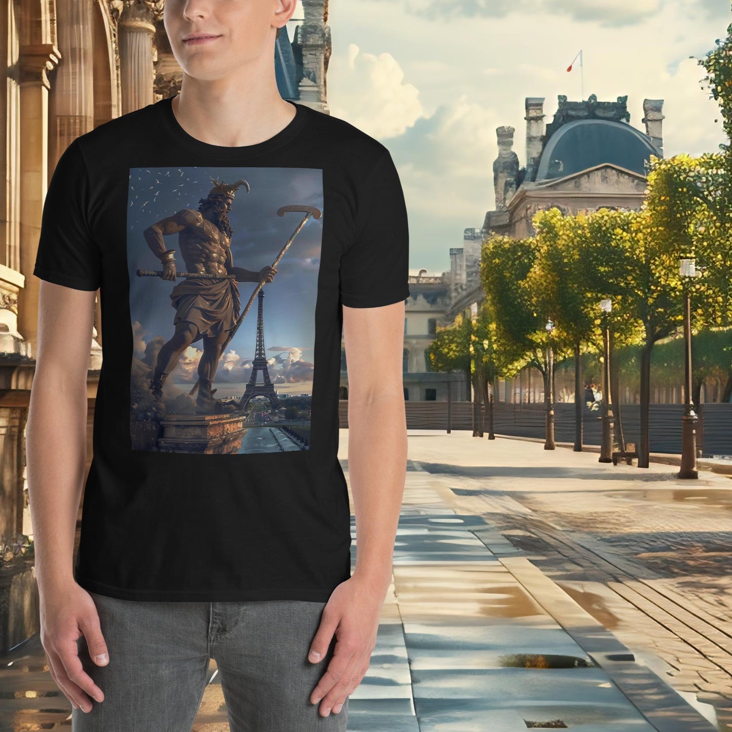 Eishockey-T-Shirt Zeus für die Olympischen Spiele in Paris