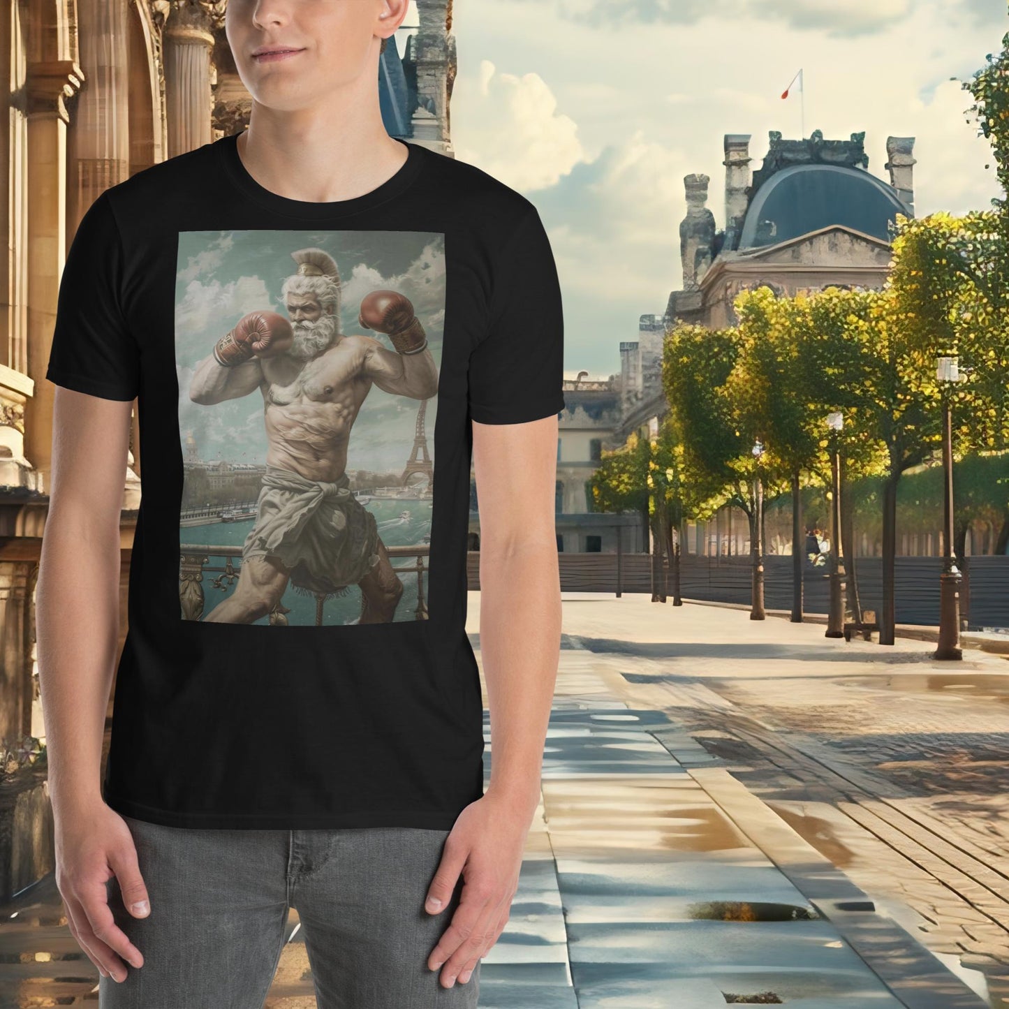 T-shirt Zeus de boxe Jeux Olympiques de Paris