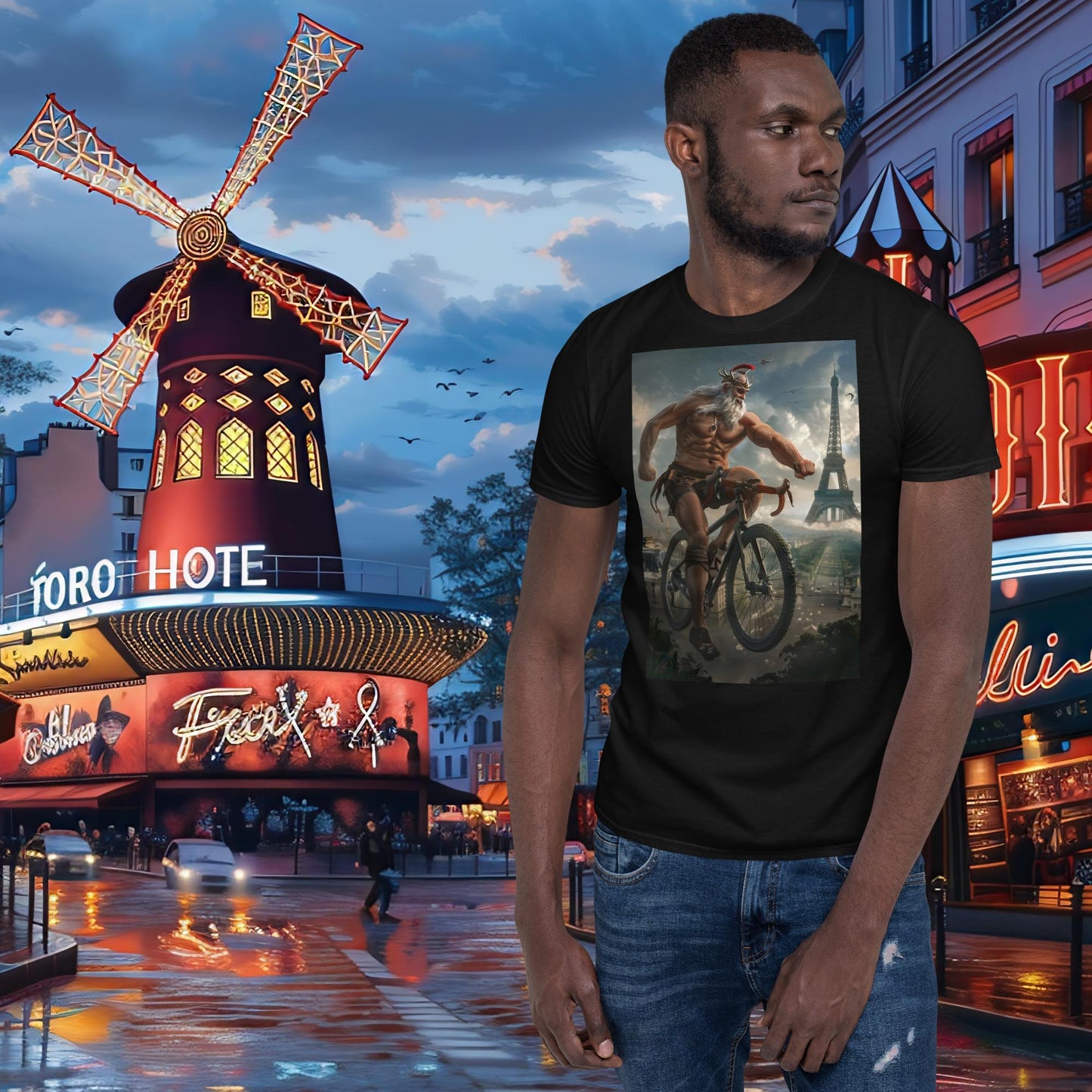 T-shirt Zeus pour cyclisme sur piste des Jeux Olympiques de Paris