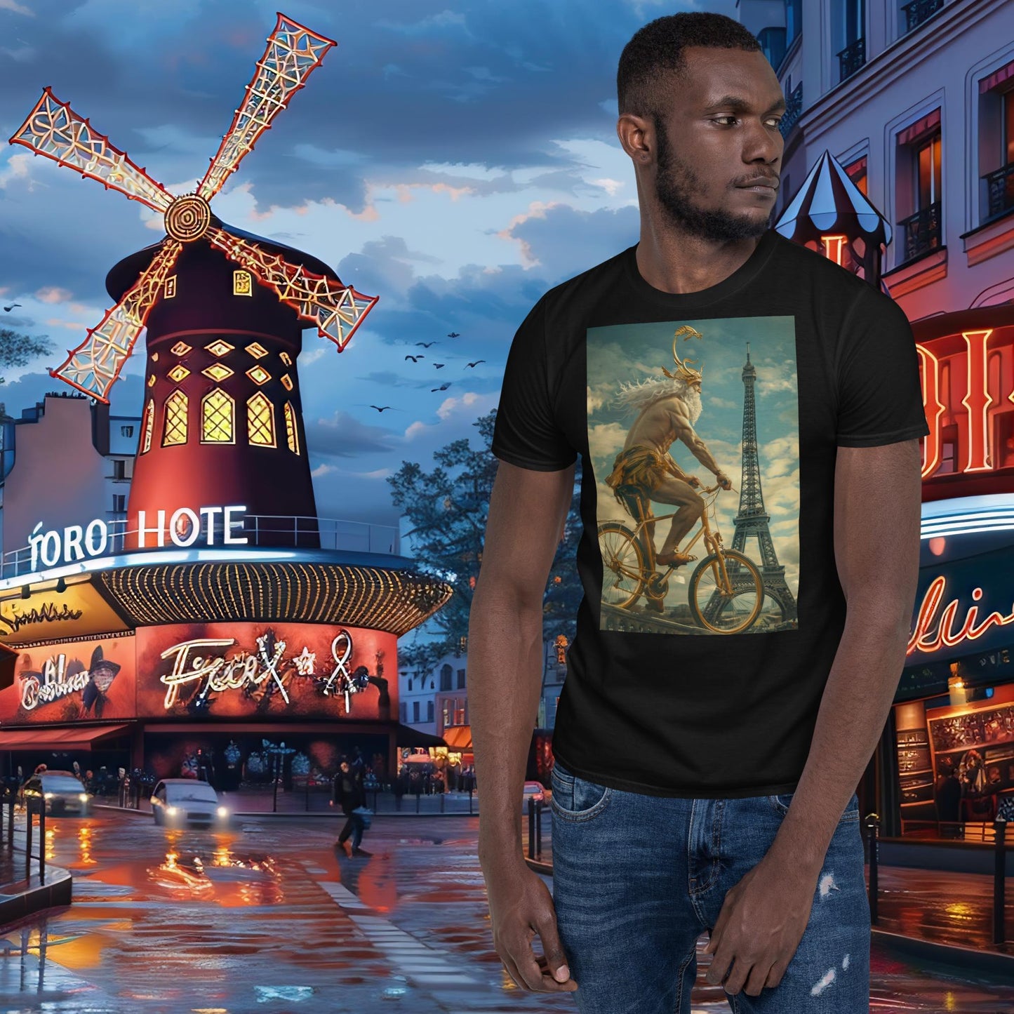 T-shirt Zeus pour cyclisme sur piste des Jeux Olympiques de Paris