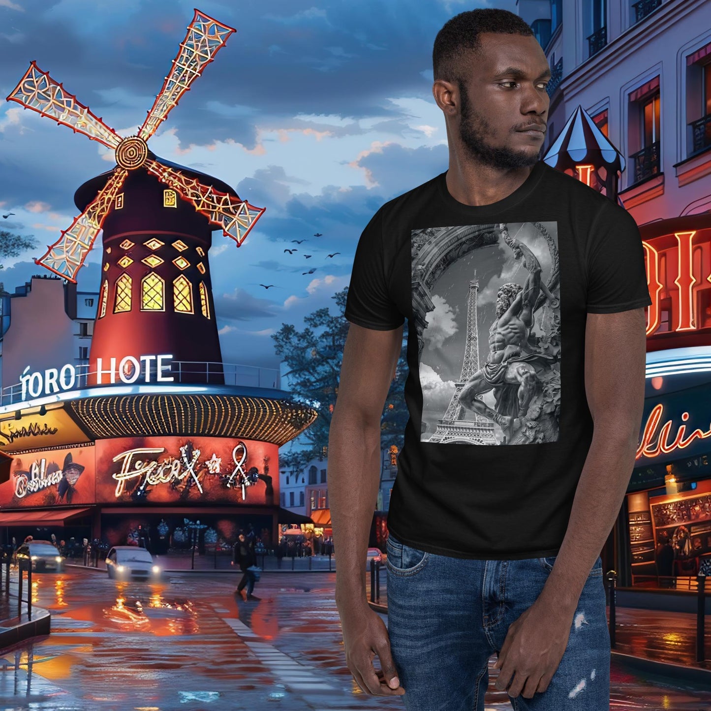 T-shirt Zeus de gymnastique des Jeux Olympiques de Paris