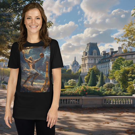 Paris Olympics Basketball Zeus T-Shirt