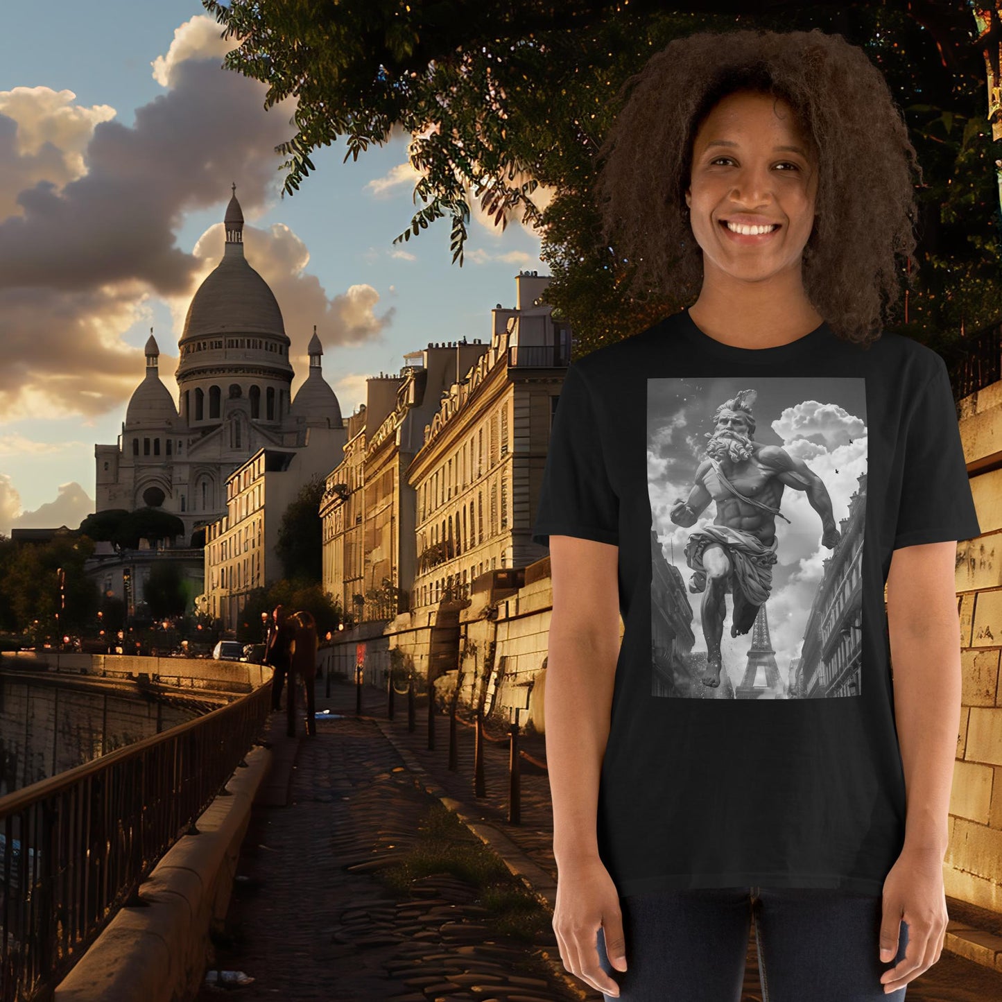 T-Shirt „Running Zeus“ für die Olympischen Spiele in Paris