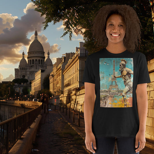 Paris Olympics Running Zeus T-Shirt