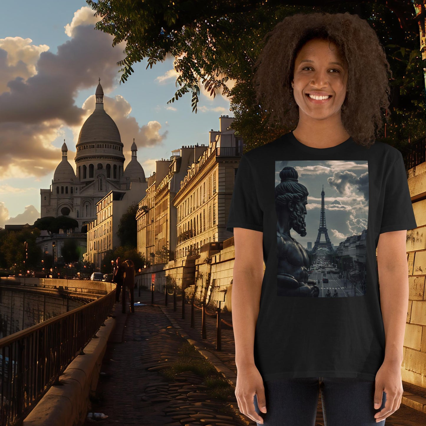 Paris Olympics Running Zeus T-Shirt