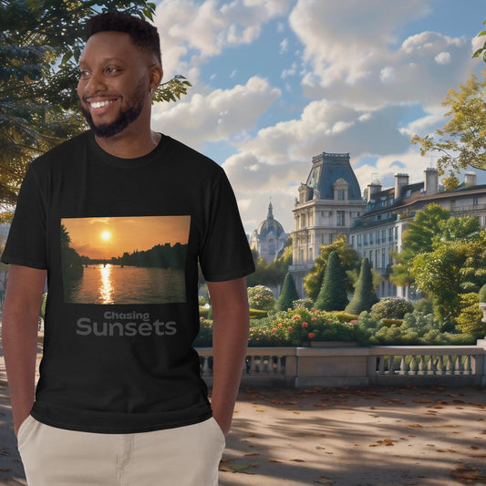 À la poursuite des couchers de soleil - T-Shirt Paris