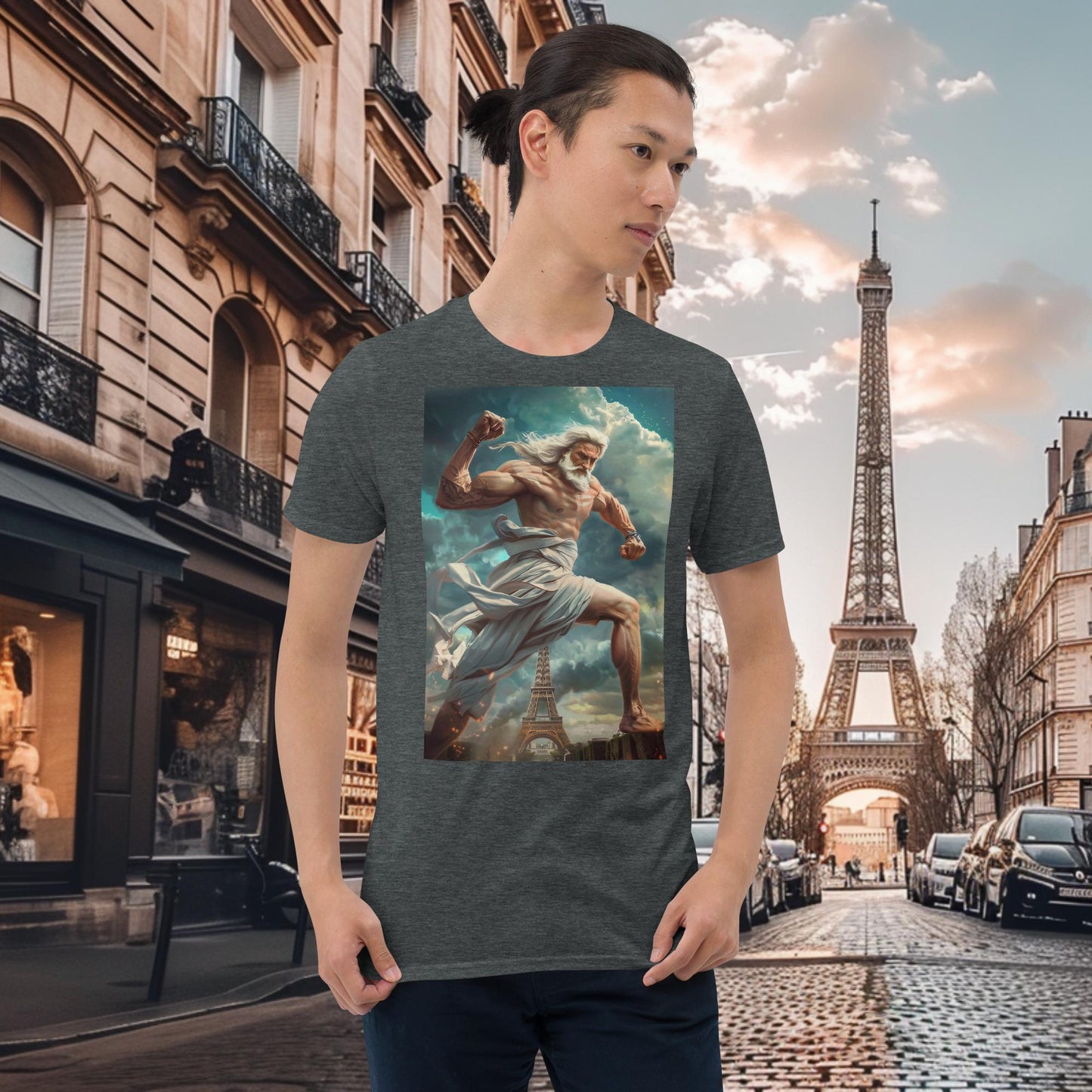 Paris Olympics Taekwondo Zeus T-Shirt