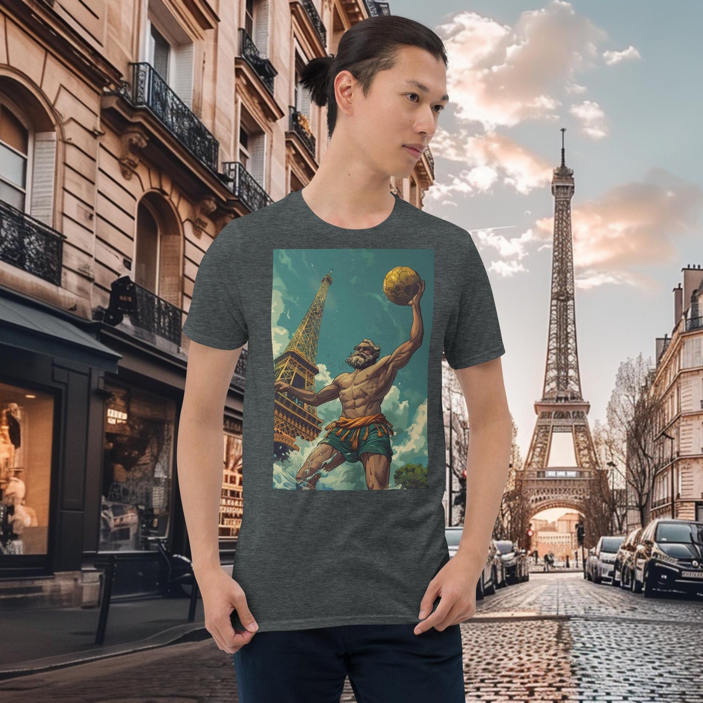 Zeus T-Shirt für Wasserball bei den Olympischen Spielen in Paris