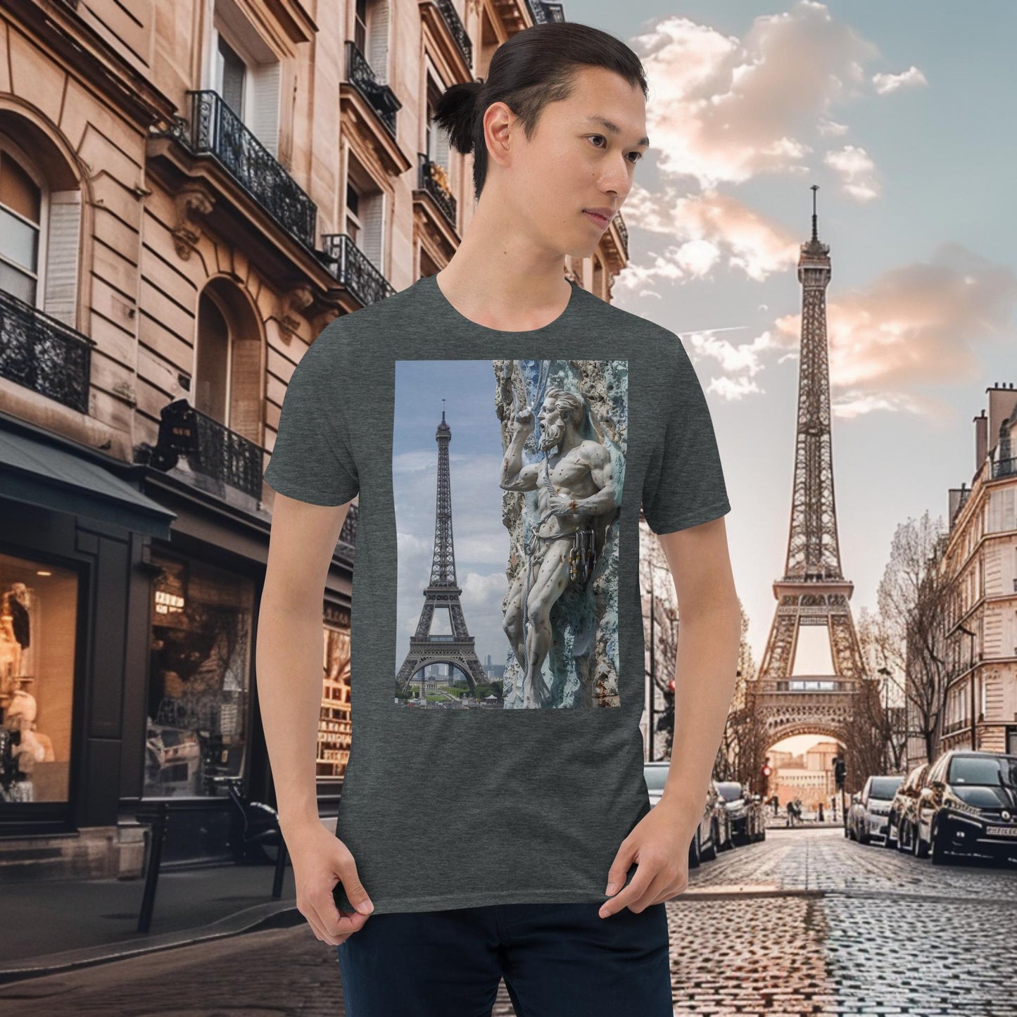 T-Shirt „Klettern Zeus“ für die Olympischen Spiele in Paris