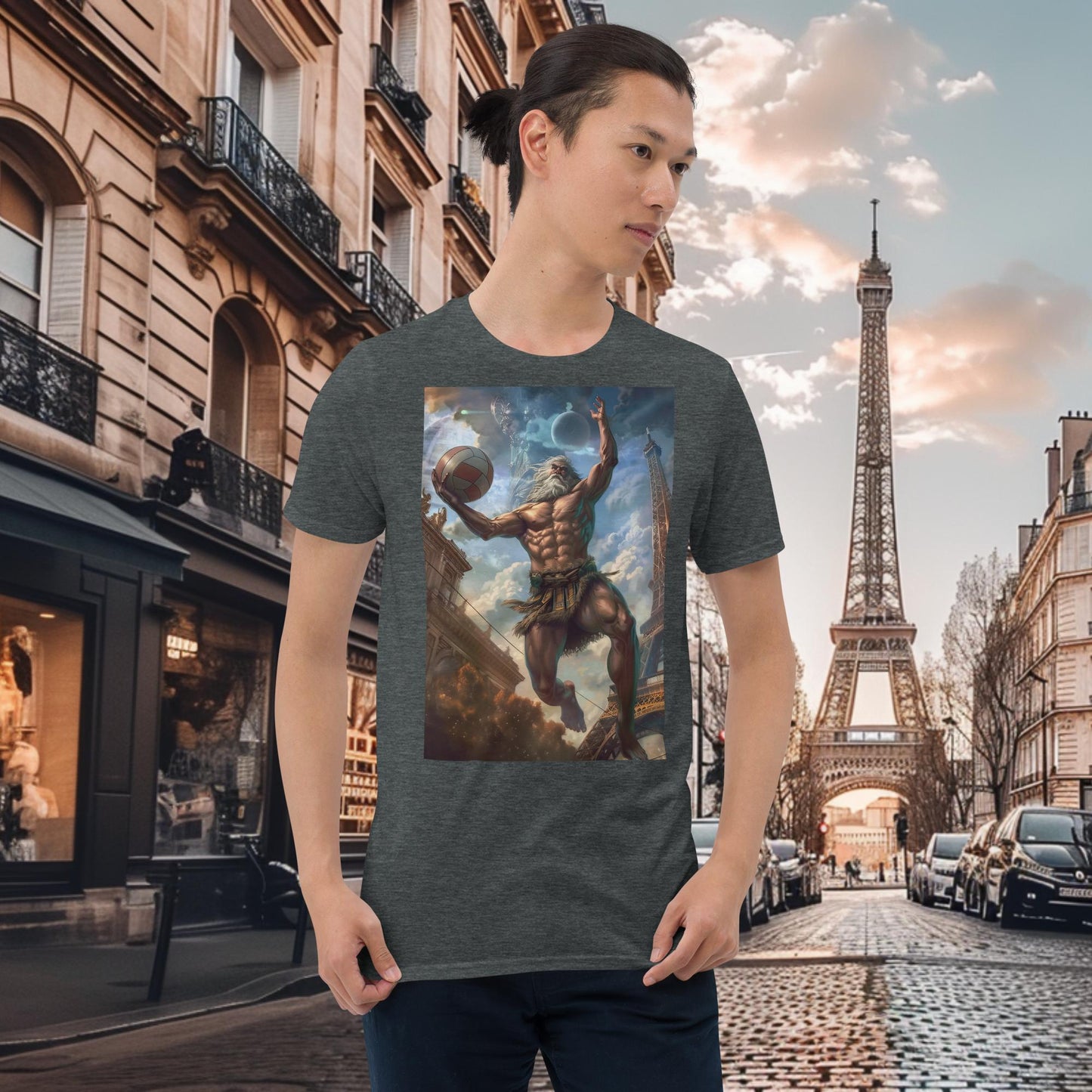 Paris Olympics Volleyball Zeus T-Shirt