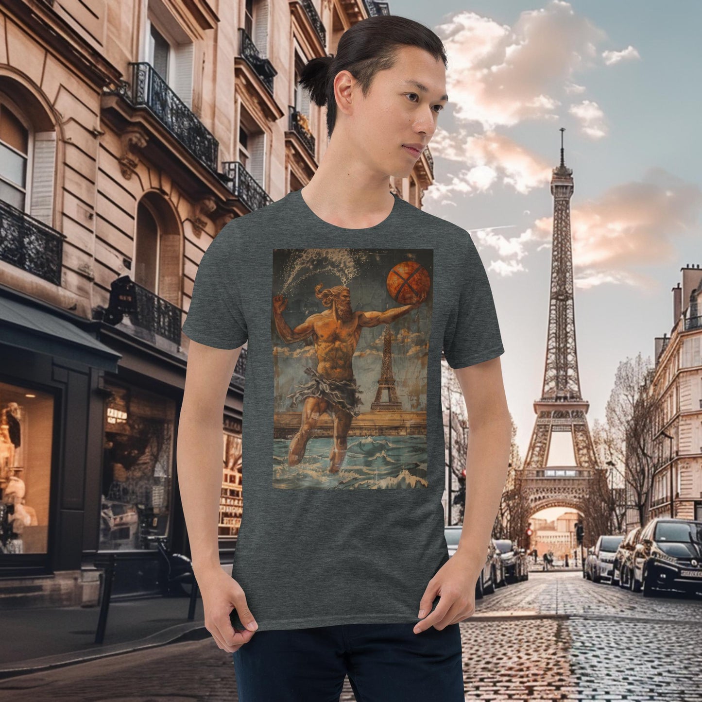 Zeus T-Shirt für Wasserball bei den Olympischen Spielen in Paris