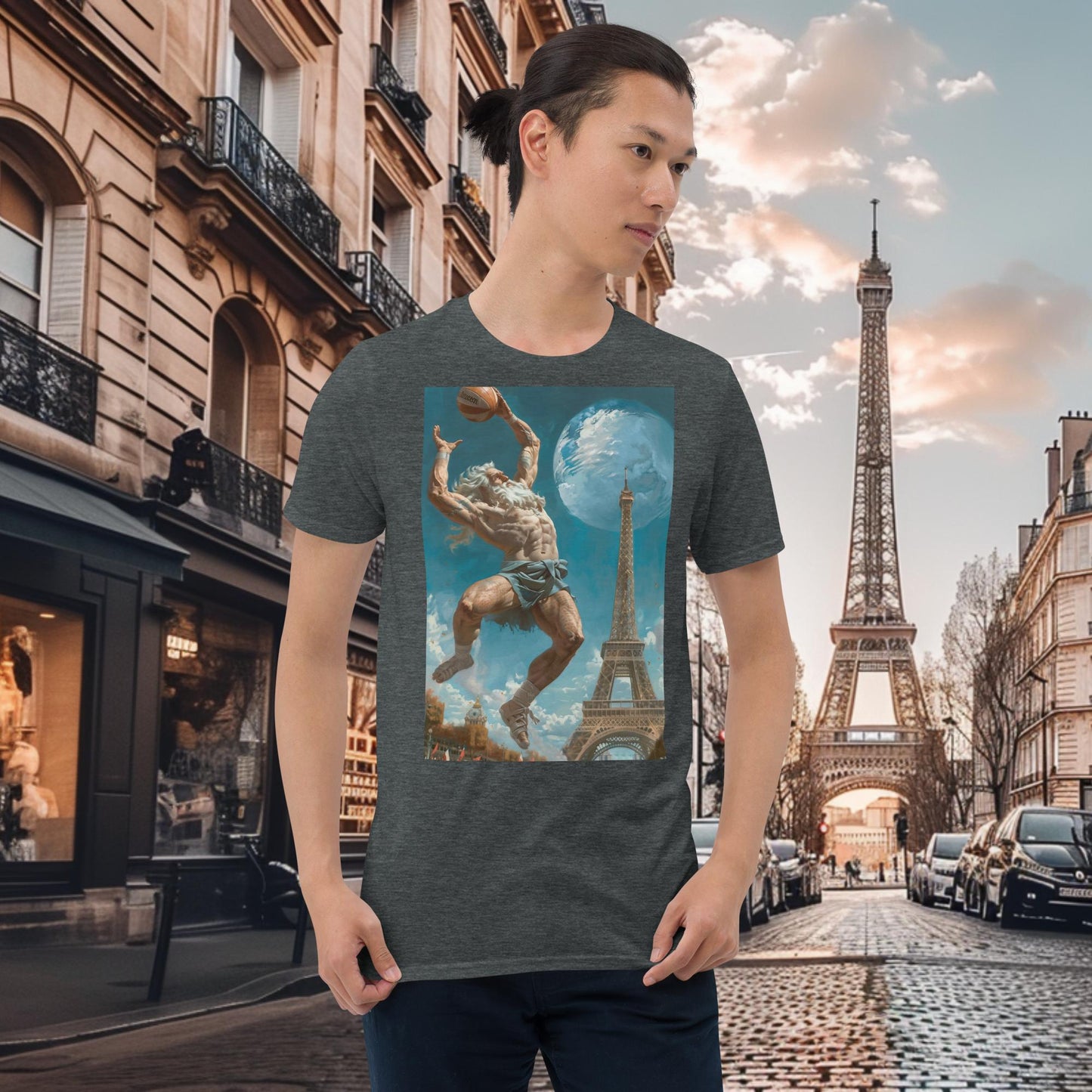 Volleyball-Zeus der Olympischen Spiele in Paris T-Shirt