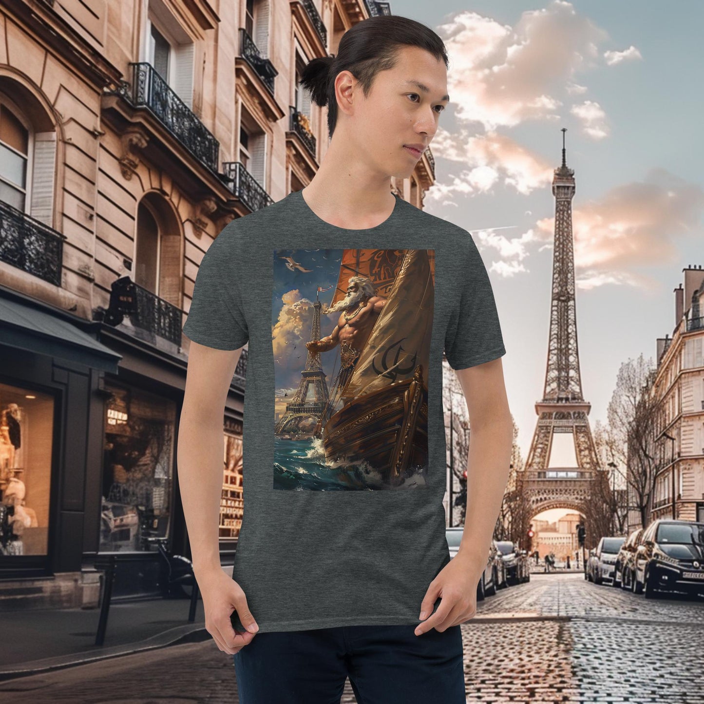 T-shirt Zeus à voile aux Jeux Olympiques de Paris