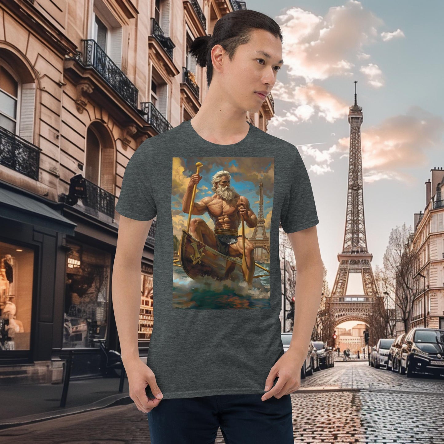 Paris Olympics Rowing Zeus T-Shirt