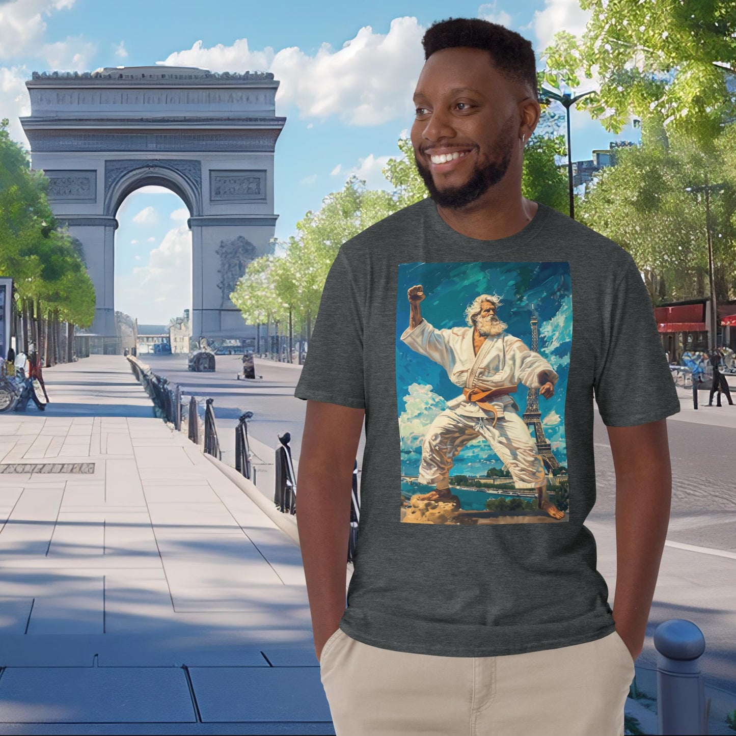 Paris Olympics Judo Zeus T-Shirt