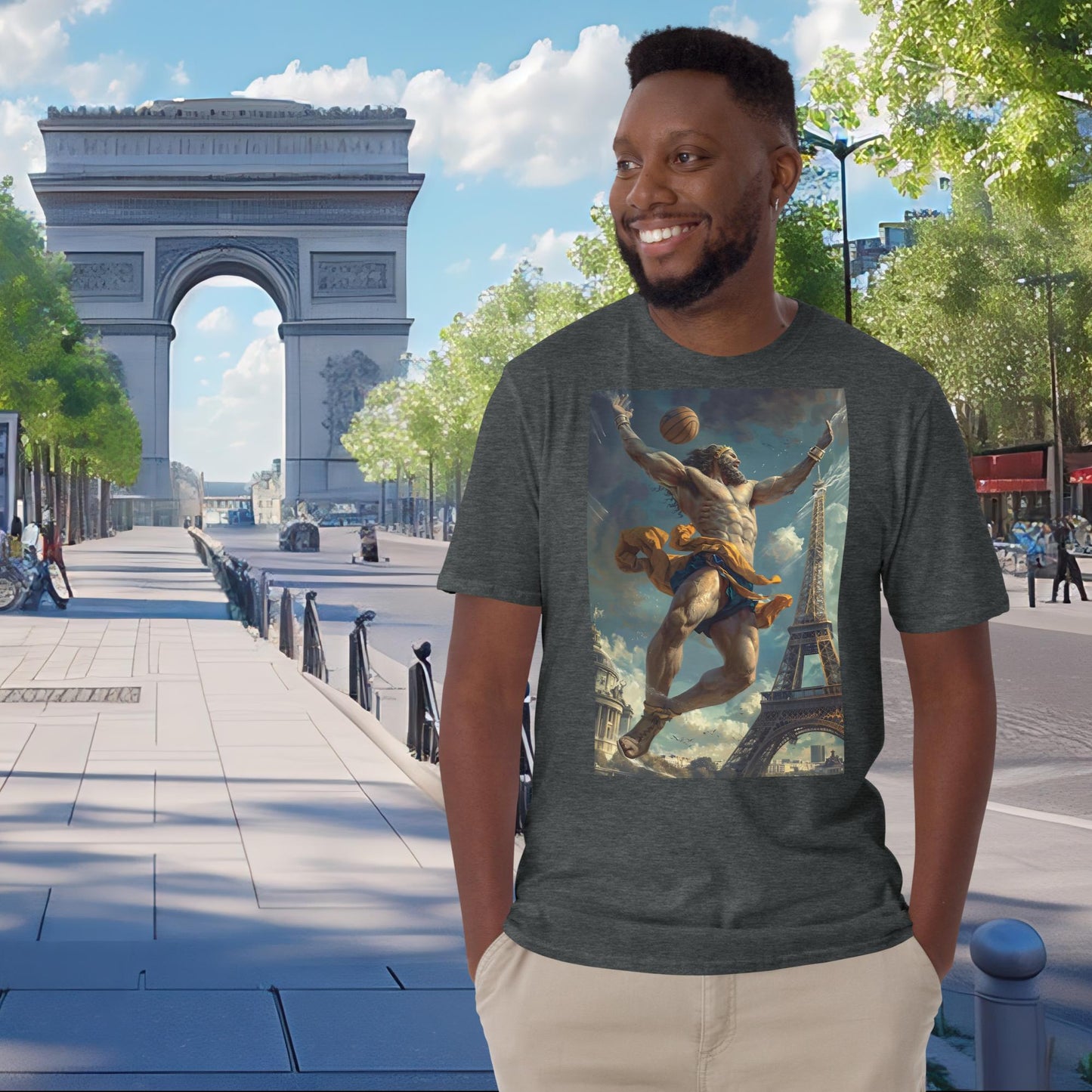 Handball-T-Shirt Zeus für die Olympischen Spiele in Paris