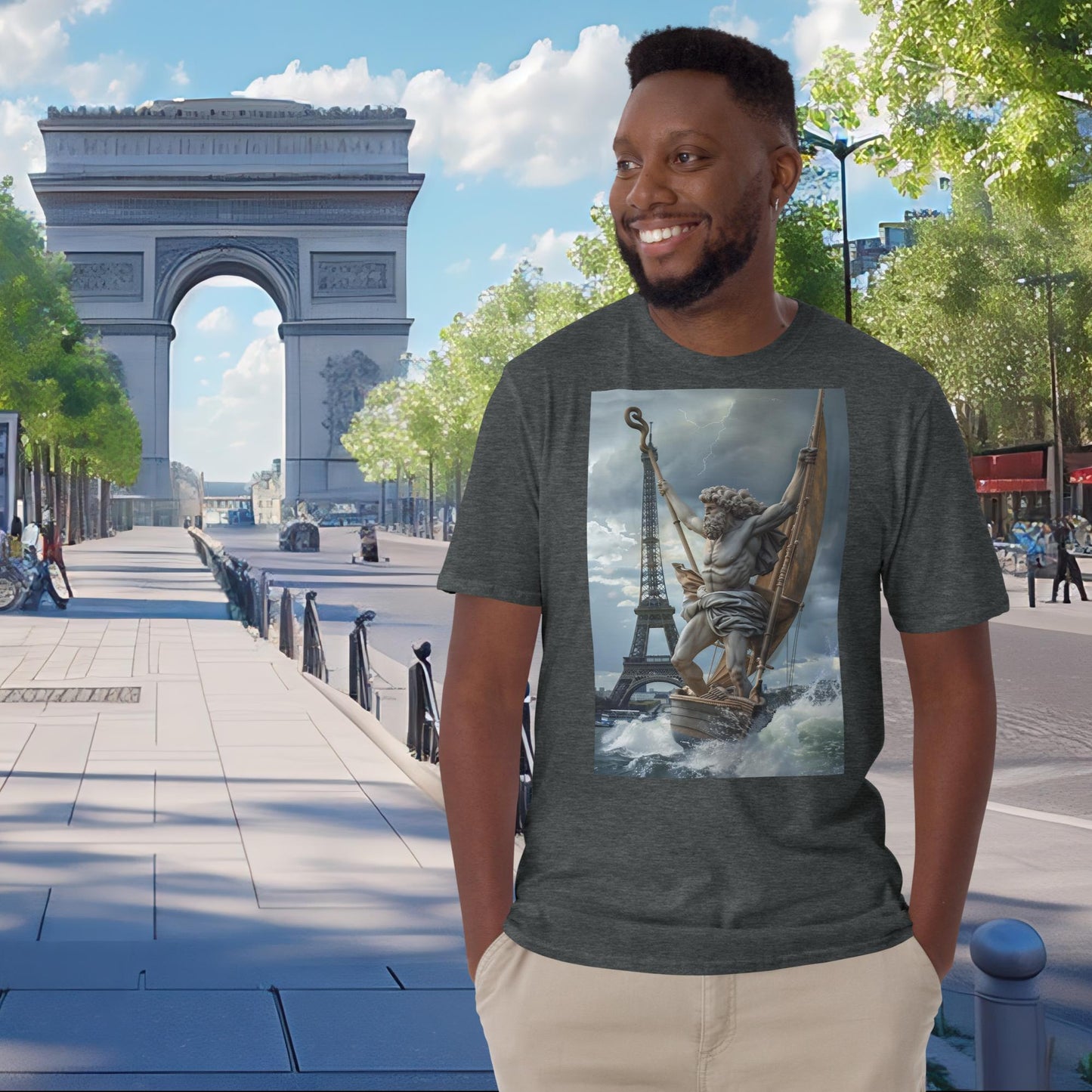 T-Shirt Zeus für die Olympischen Spiele in Paris