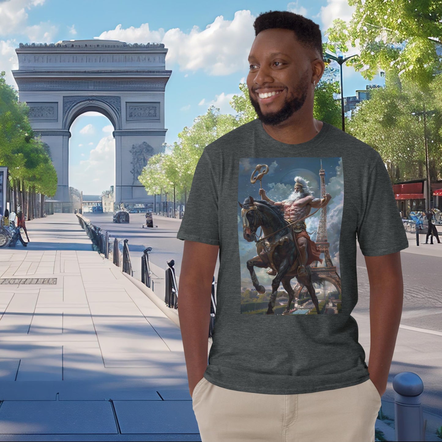 T-shirt Zeus équestre des Jeux Olympiques de Paris