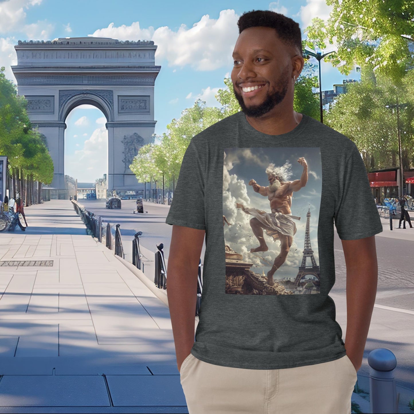 Paris Olympics Judo Zeus T-Shirt