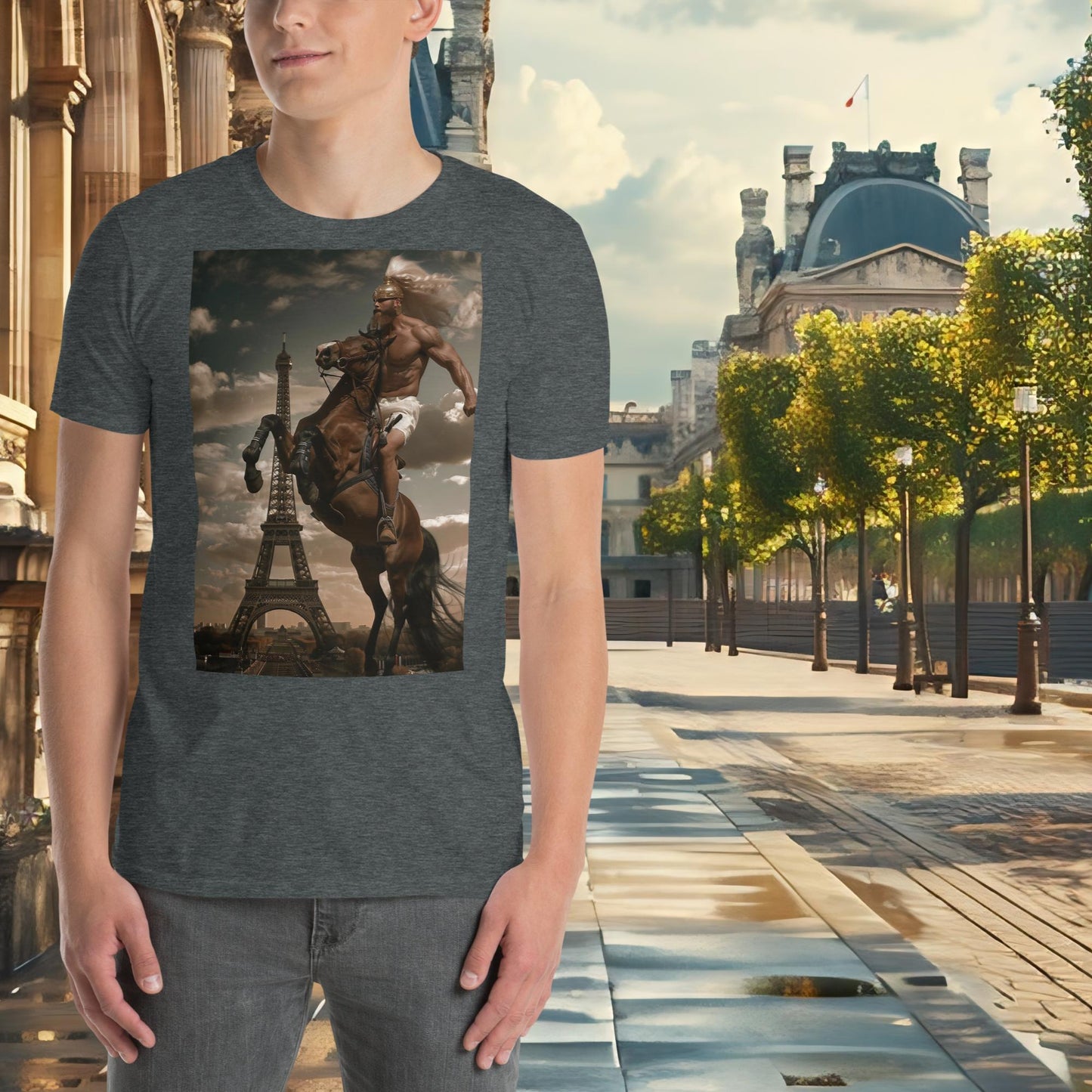 T-shirt Zeus équestre des Jeux Olympiques de Paris