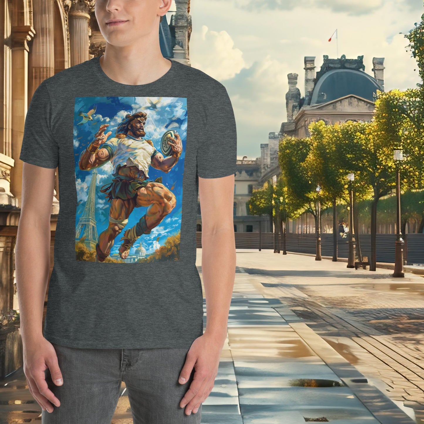 Paris Olympics Rugby Sevens Zeus T-Shirt