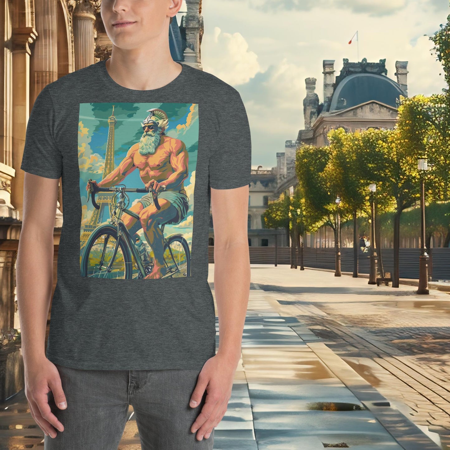 Paris Olympics Road Cycling Zeus T-Shirt