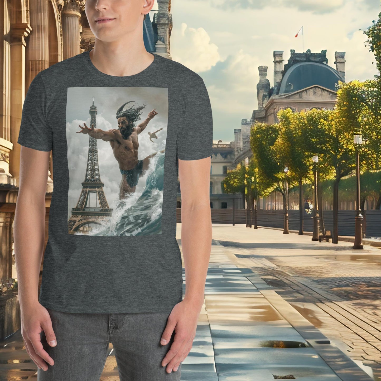 Paris Olympics Diving Zeus T-Shirt