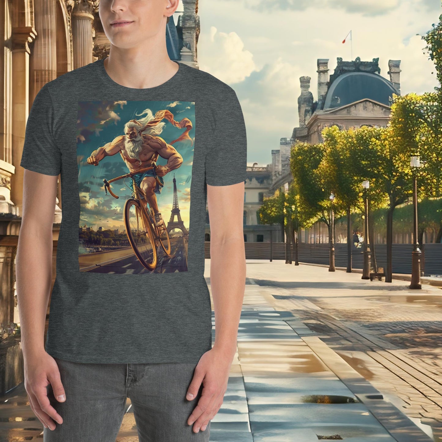 T-shirt Zeus pour cyclisme sur piste des Jeux Olympiques de Paris