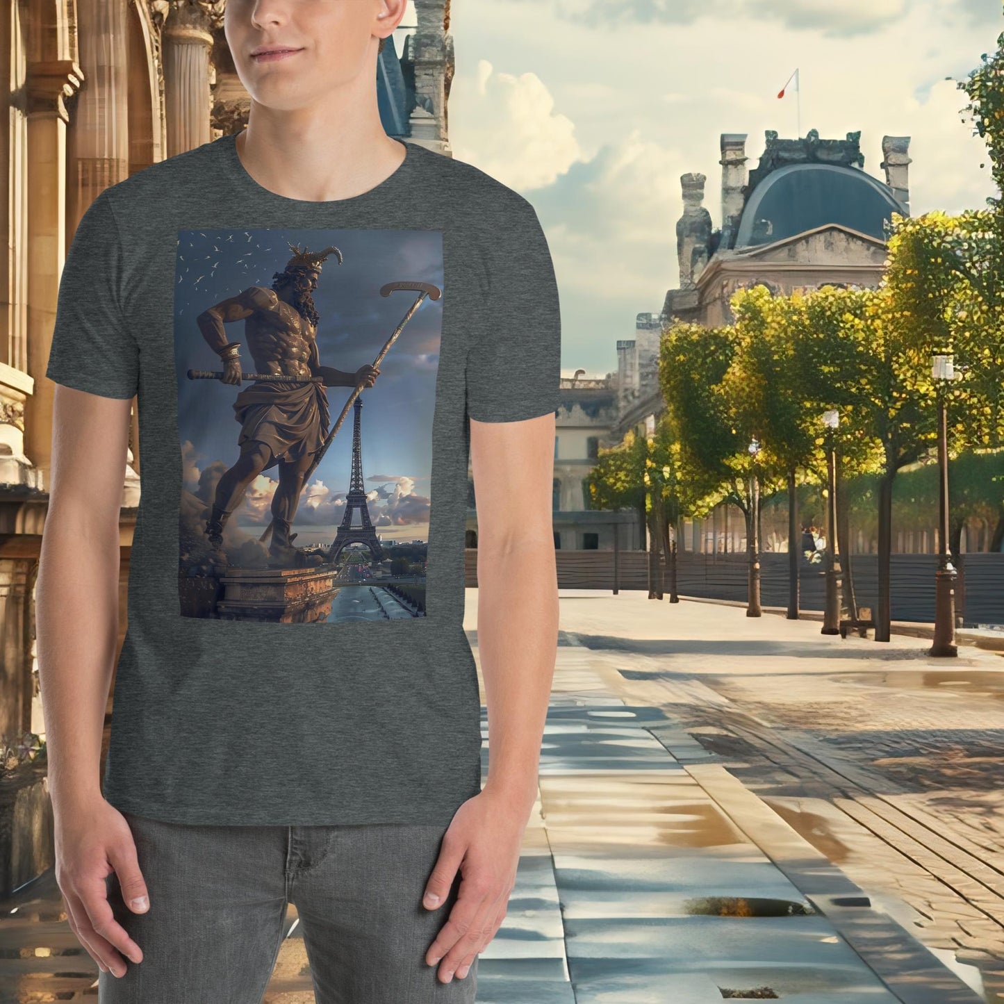 Eishockey-T-Shirt Zeus für die Olympischen Spiele in Paris