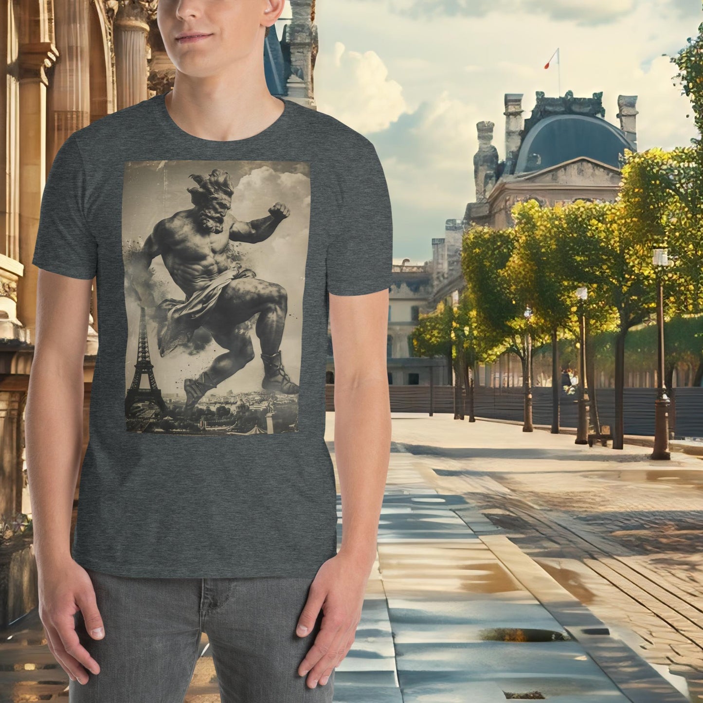 T-Shirt Breaking Zeus für die Olympischen Spiele in Paris