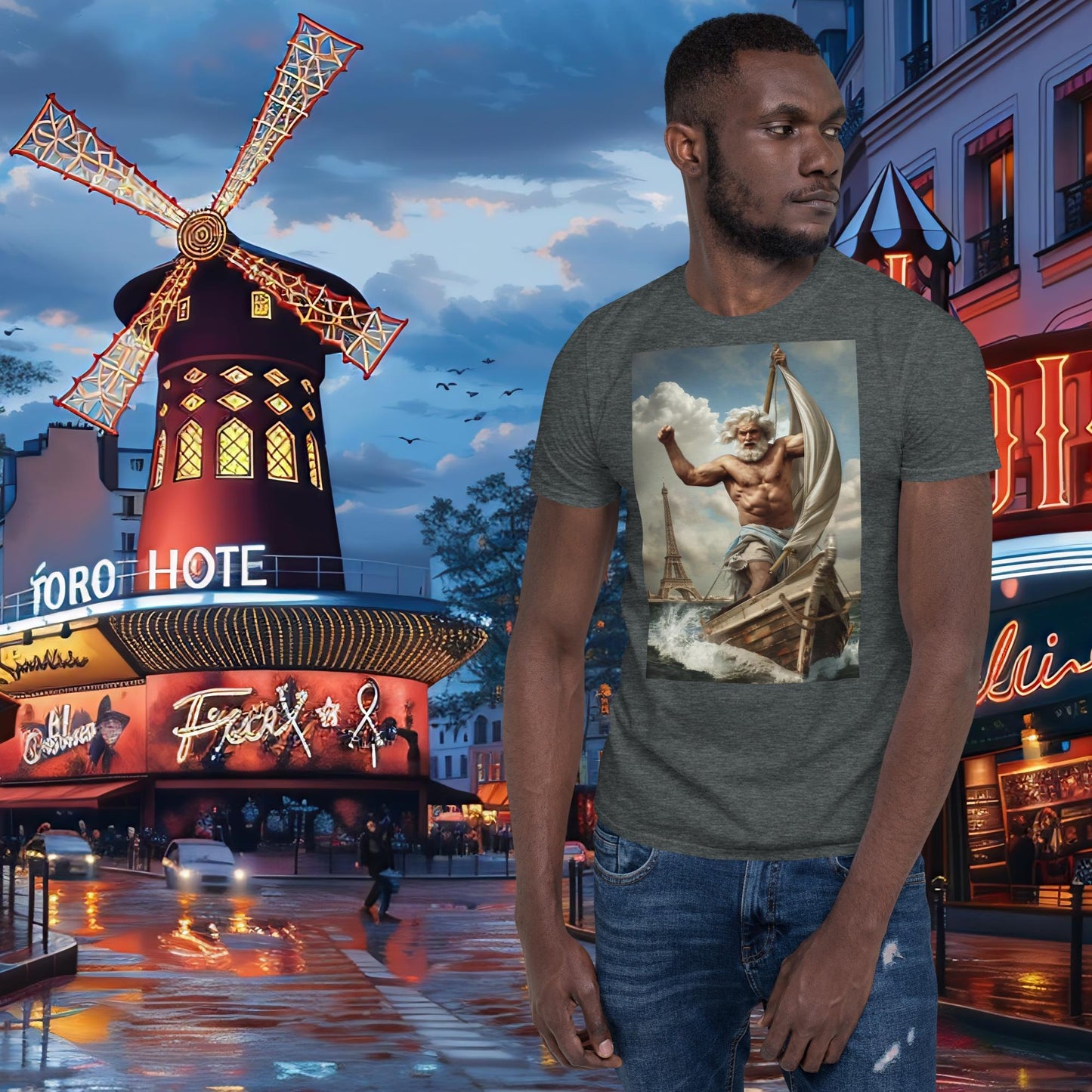 T-Shirt Zeus für die Olympischen Spiele in Paris