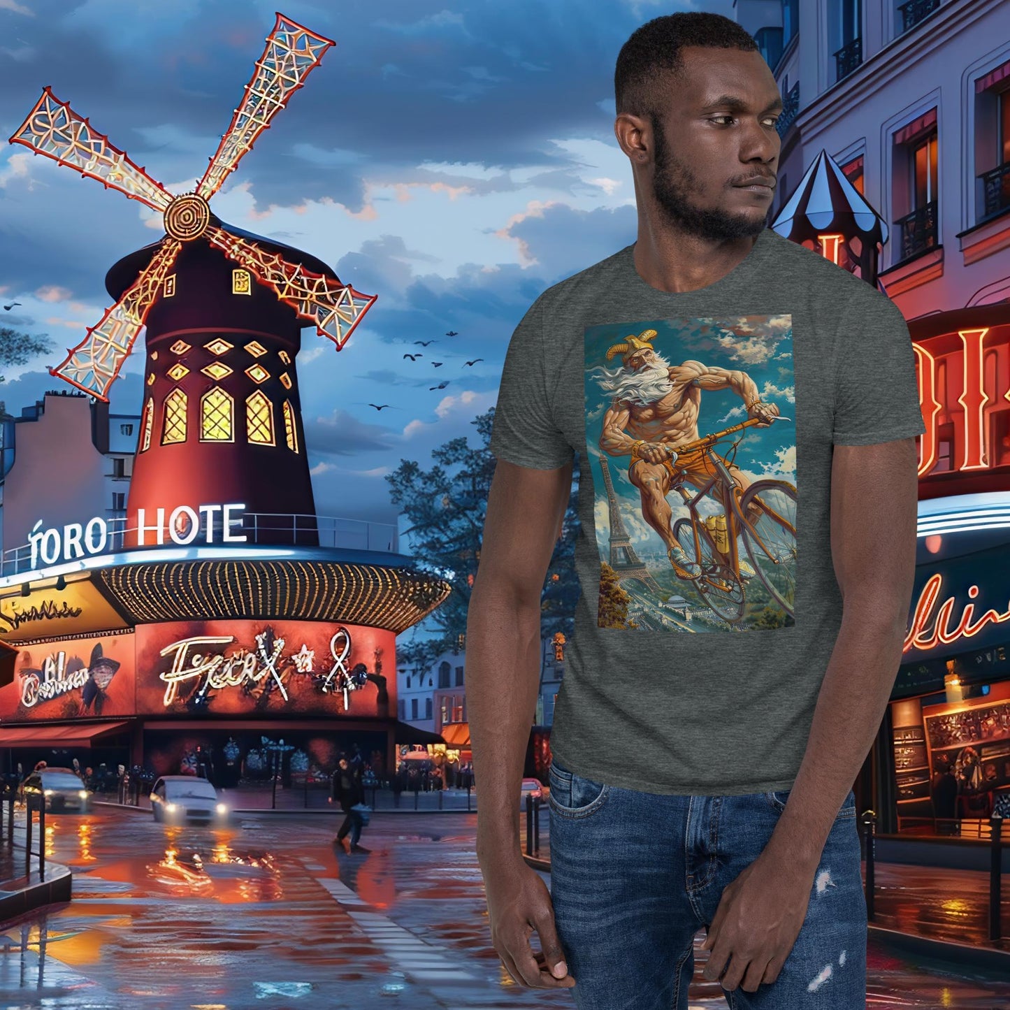 Zeus T-Shirt für Straßenradsport bei den Olympischen Spielen in Paris